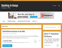 Tablet Screenshot of bankinginkenya.com